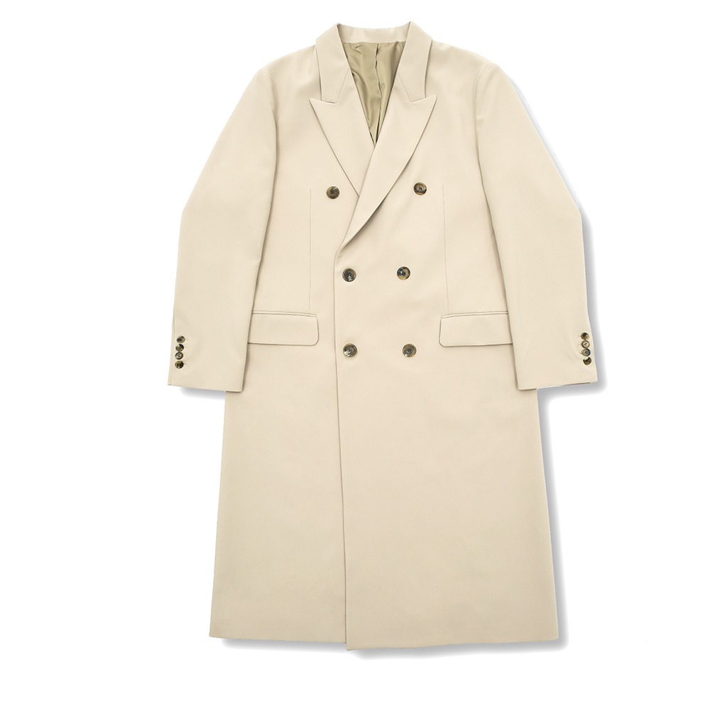 SPERONE Double Breasted Trench Coat [Cream]