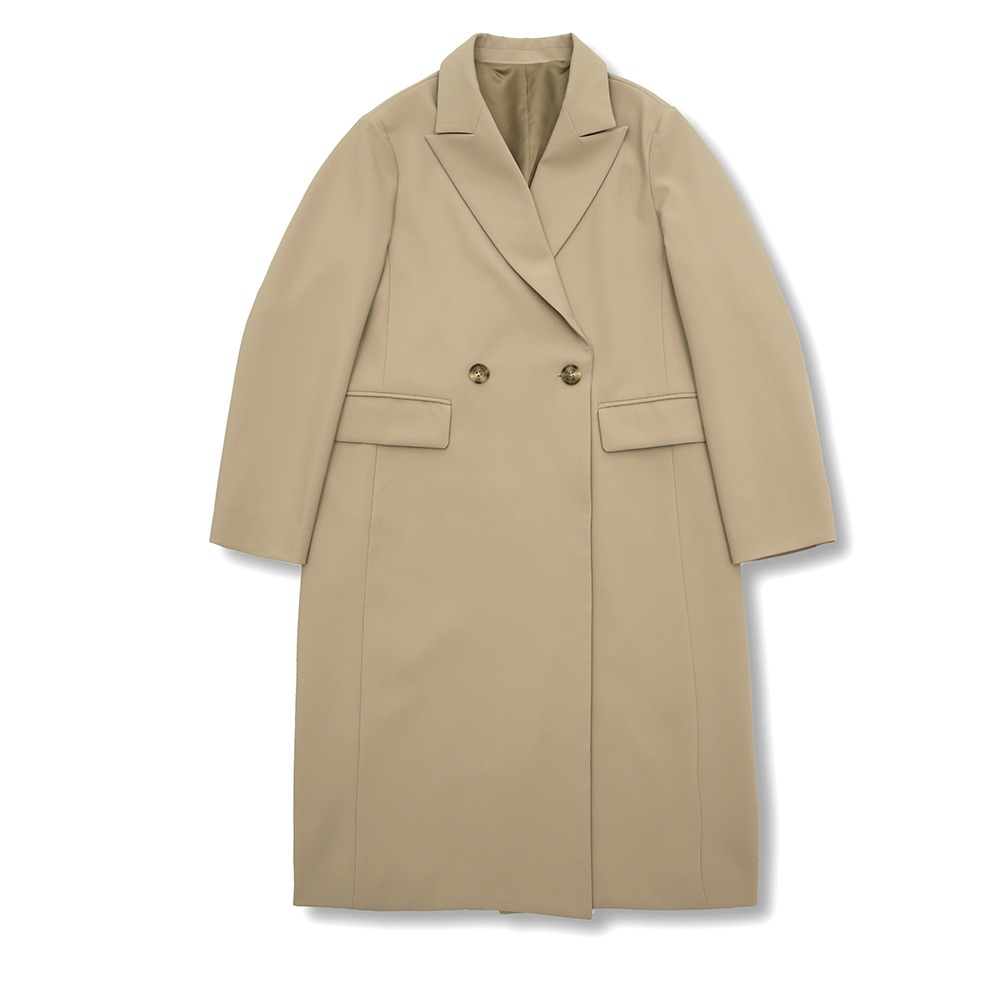 SPERONE Double Breasted Trench Coat [Beige]